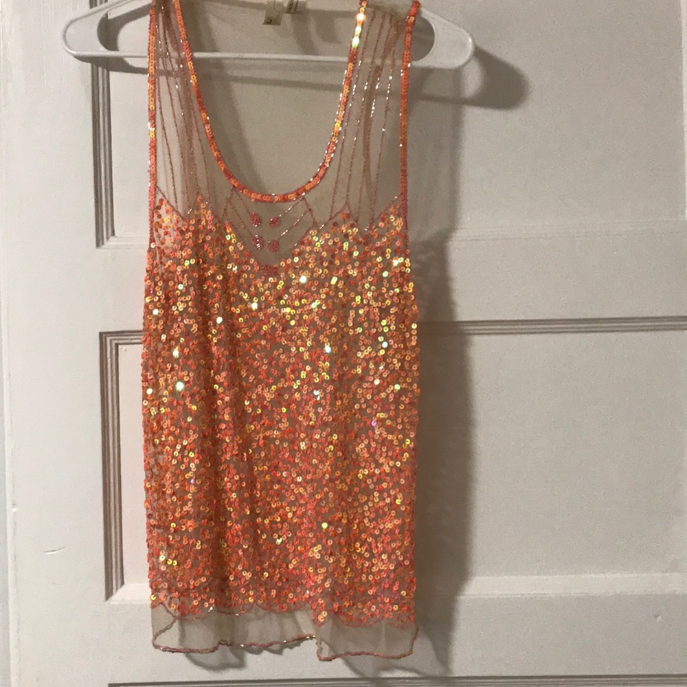 Pretty sequin colorful top